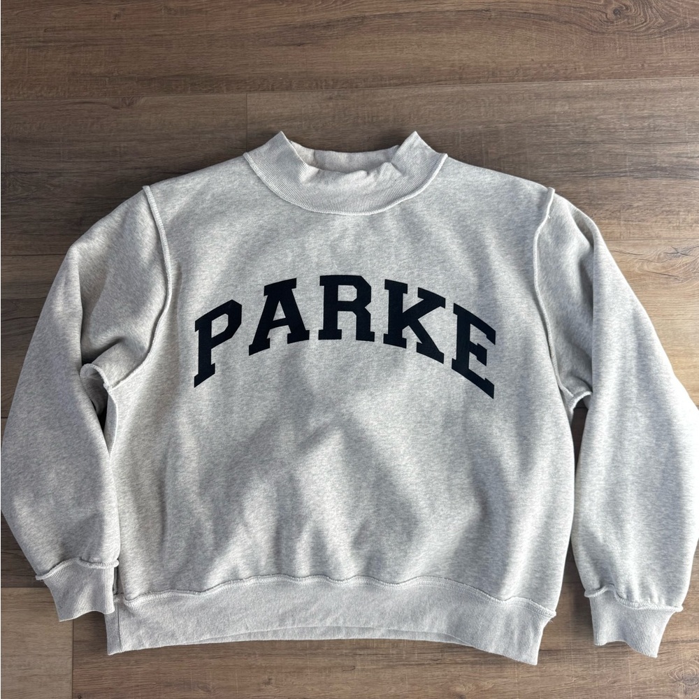 SET X PARKE Reversible Mock Neck Sweatshirt